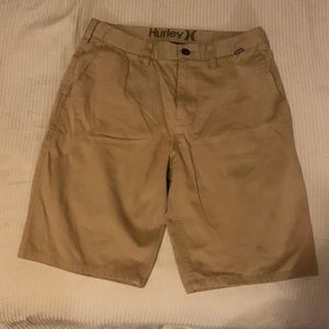 Hurley Men’s Khaki Shorts Size 32